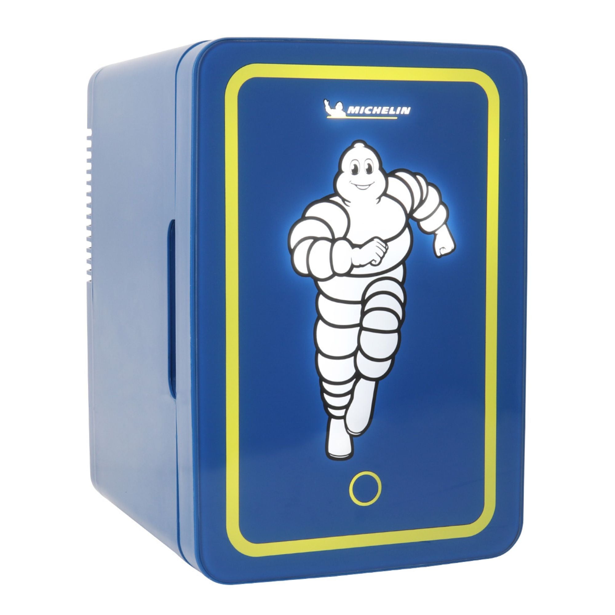 6L Michelin mini fridge, closed, on a white background